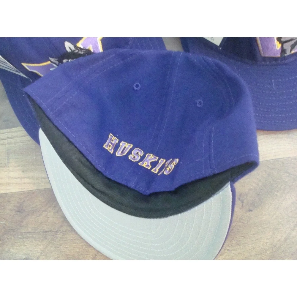 WASHINGTON HUSKIES  WHOLESALE LOT 10HATS  1980S  80S 90S VINTAGE FITTED USA MADE